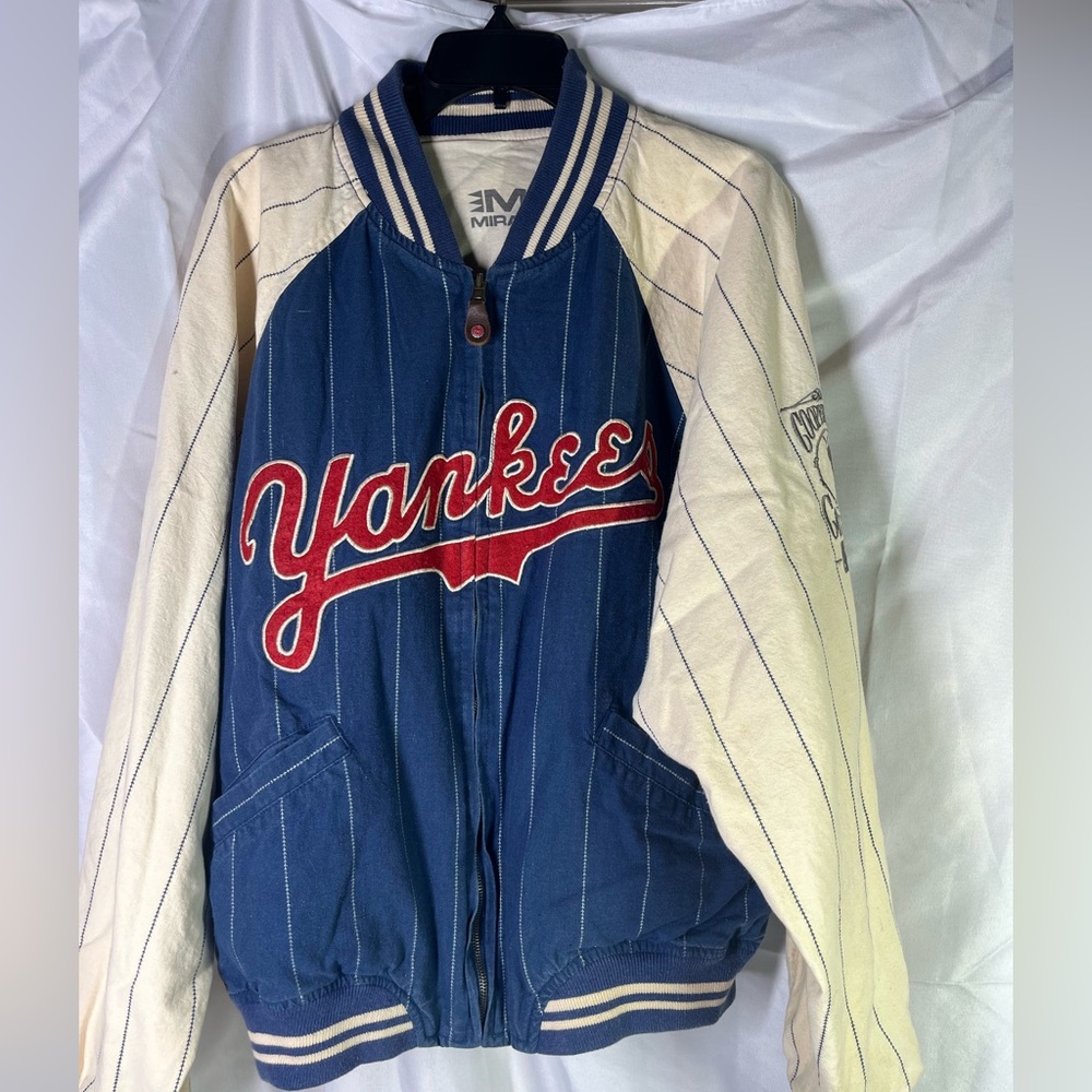 Vintage NY Yankees  Cooperstown Mirage Men’s Reversible Jacket 1991 Size Large